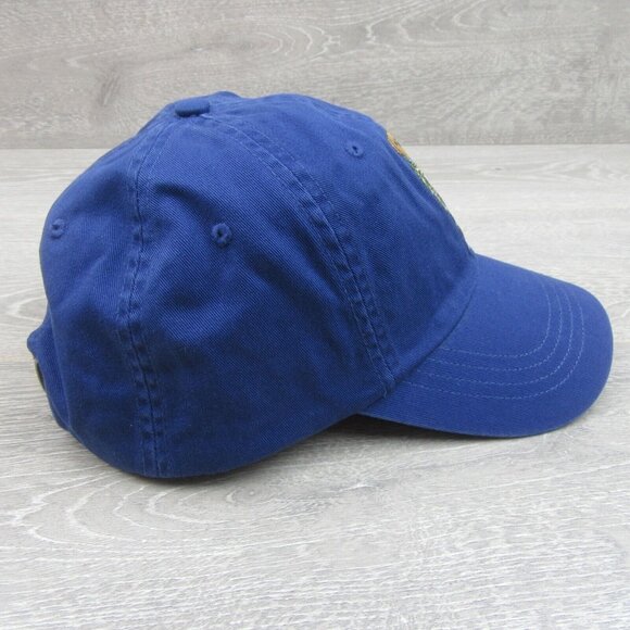 Polo Ralph Lauren Bear Twill Ball Cap Hat Royal Blue OS Adjustable NEW - Picture 6 of 13